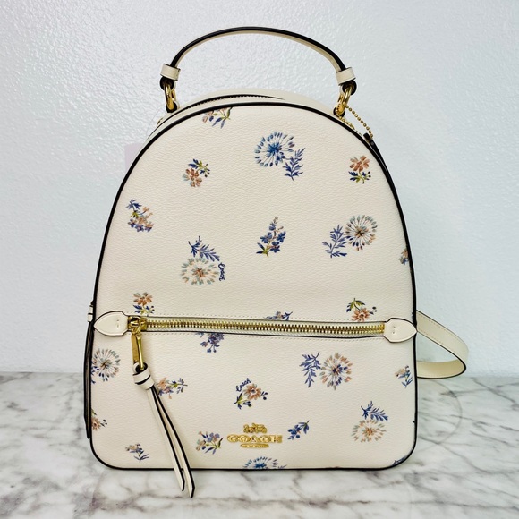 coach floral backpack